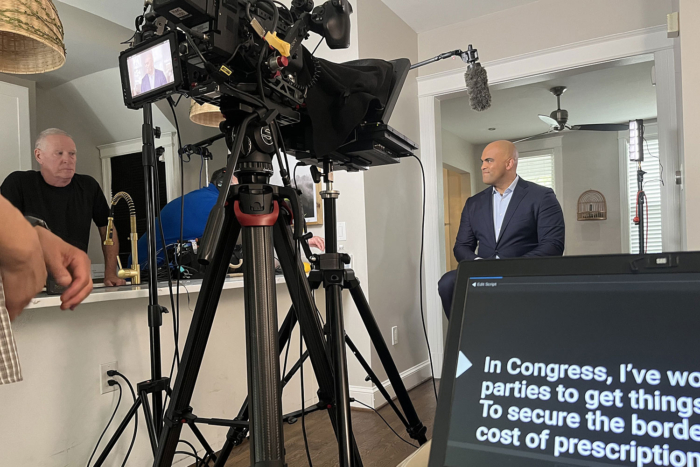 Rep. Colin Allred begins his political media campaign with video production help from MTI.
